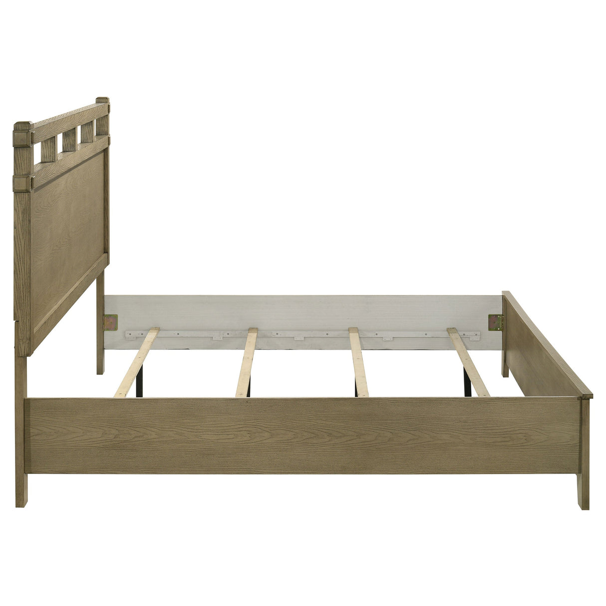 Hazlewood Vineyard Oak 61-inch Eastern King Panel Bed by Coaster at Eve Furniture