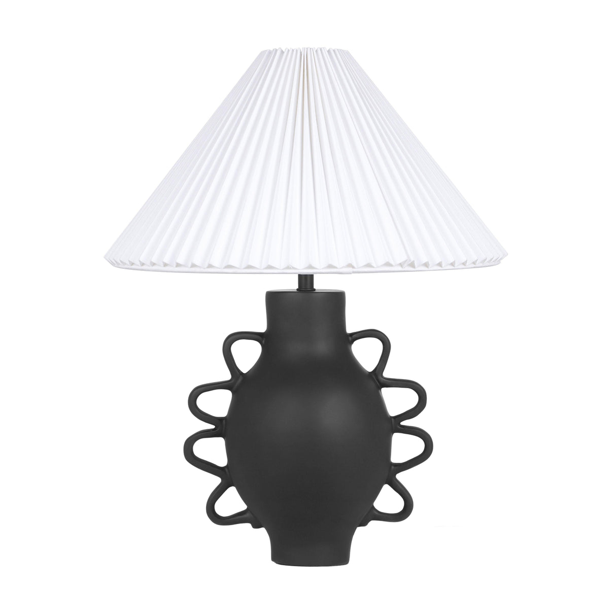 Hazza Pleated Table Lamp by TOV Furniture at Eve Furniture
