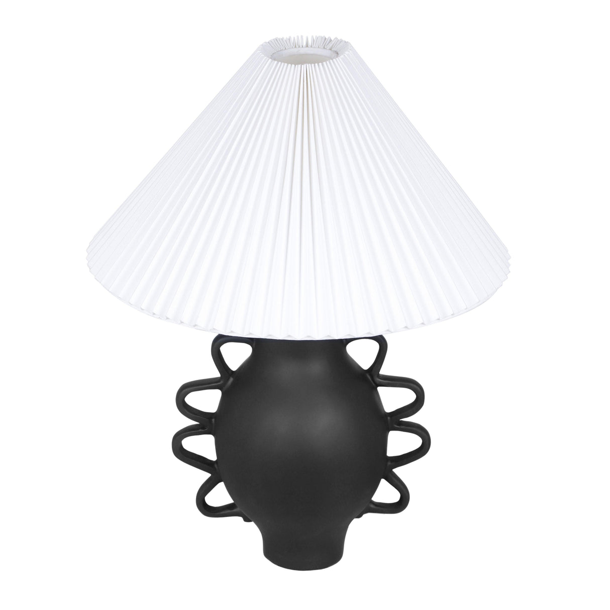 Hazza Pleated Table Lamp by TOV Furniture at Eve Furniture