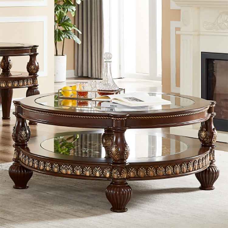 HD-1521 Mohagany 3-Piece Coffee Table Set by Homey Design at Eve Furniture