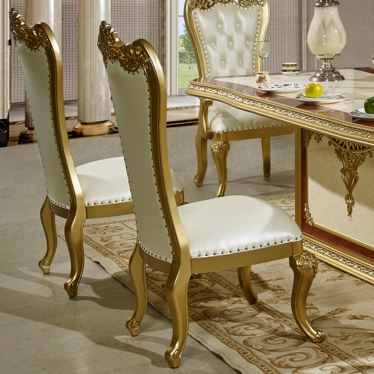 HD-5138 7-Piece Dining Room Set by Homey Design at Eve Furniture