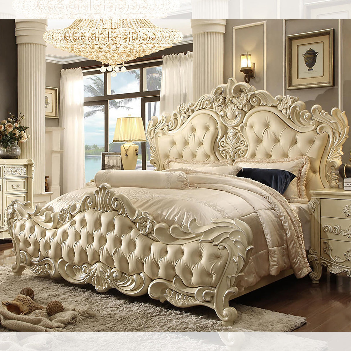 HD-5800 5-Piece Bedroom Set by Homey Design at Eve Furniture