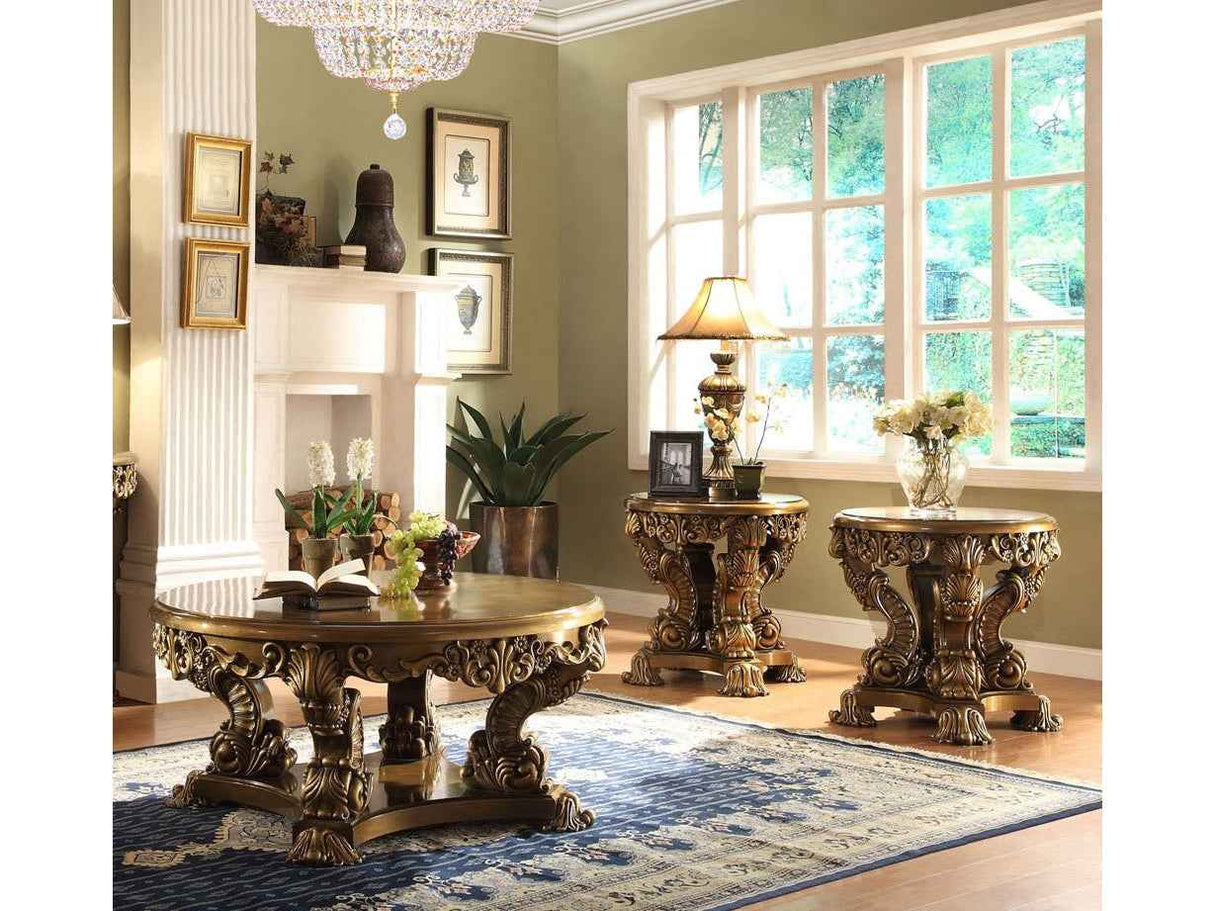 HD-8008 Bronze 3-Piece Coffee Table Set by Homey Design at Eve Furniture