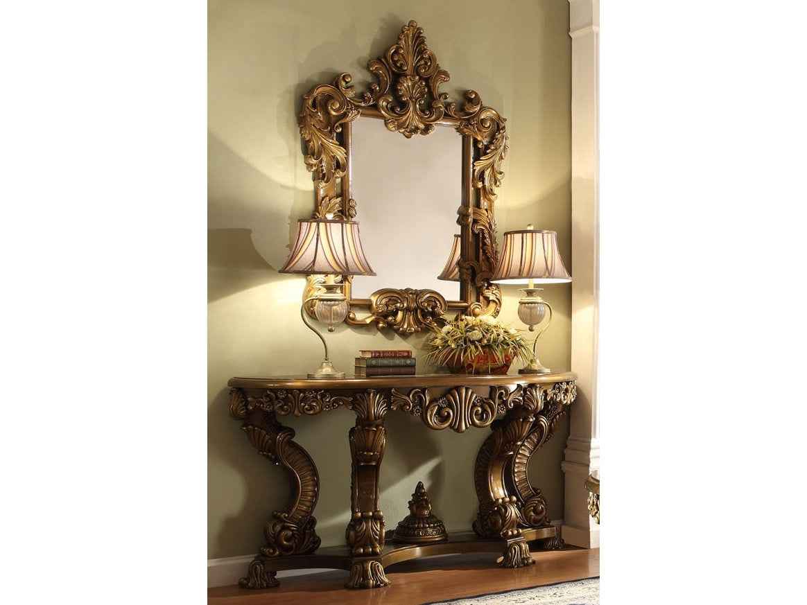 HD-8008 Bronze Console Table by Homey Design at Eve Furniture