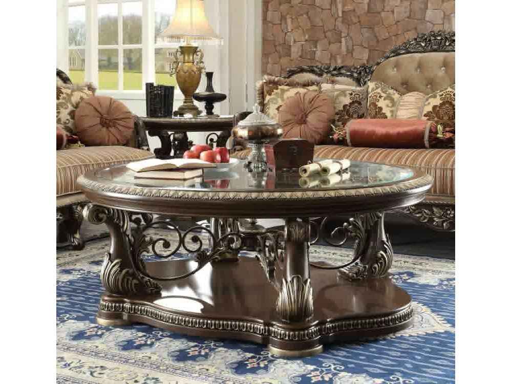 HD-8013 Brown Cherry Coffee Table by Homey Design at Eve Furniture