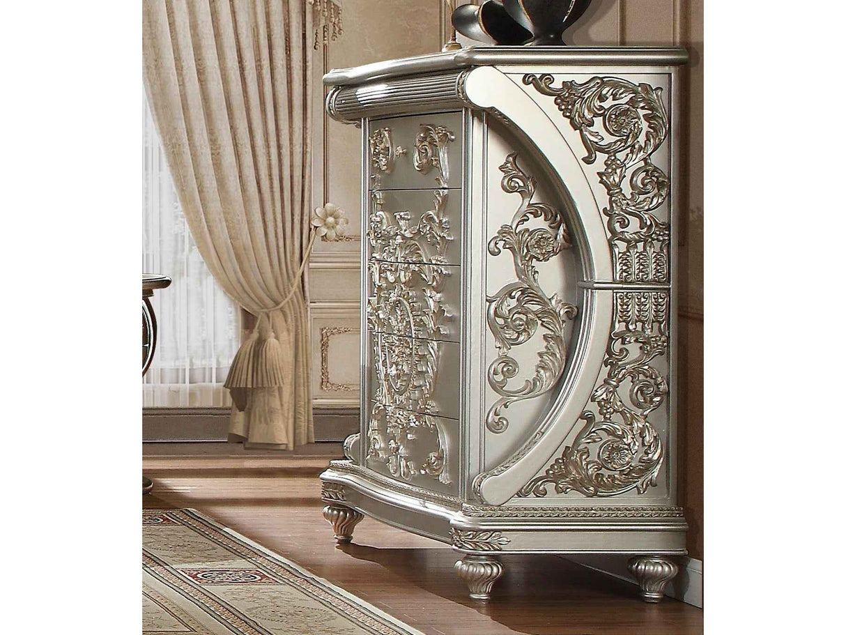 HD-8088 Silver Chest by Homey Design at Eve Furniture