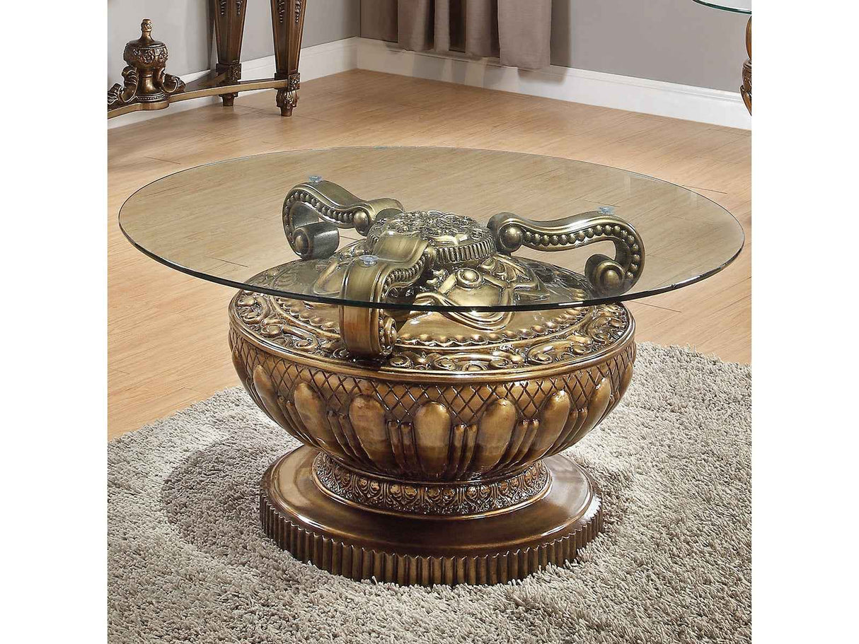 HD-8908B Bronze Coffee Table by Homey Design at Eve Furniture