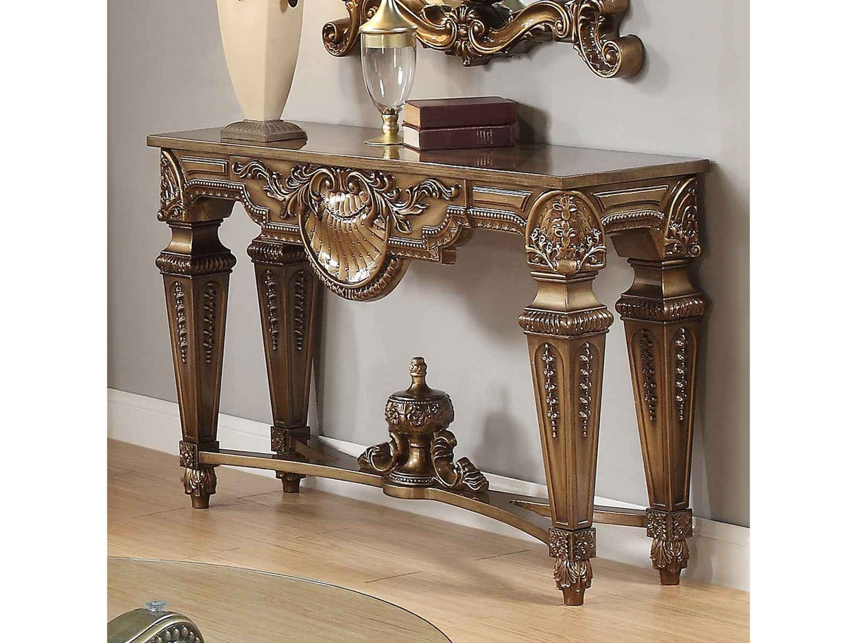 HD-8908B Bronze Console Table by Homey Design at Eve Furniture