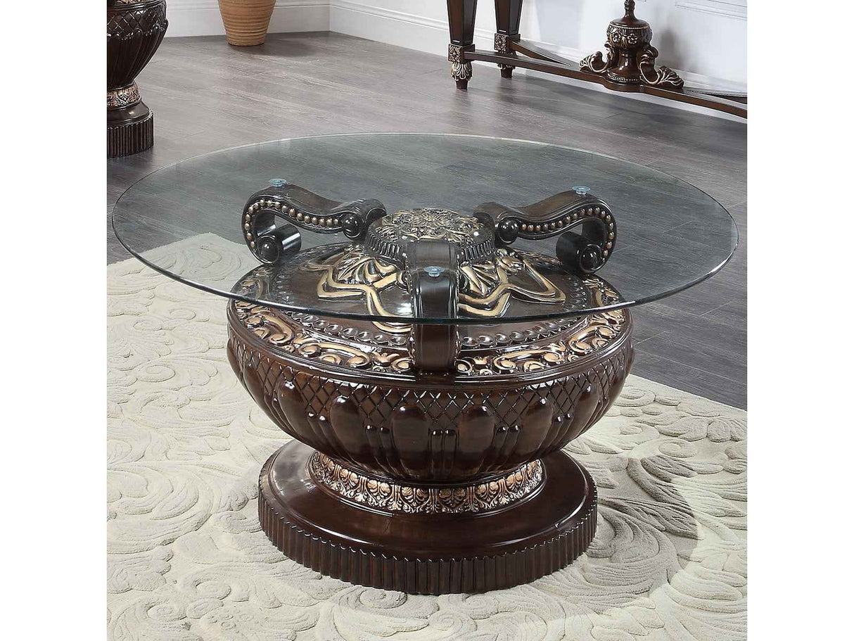HD-8908C Cherry Coffee Table by Homey Design at Eve Furniture