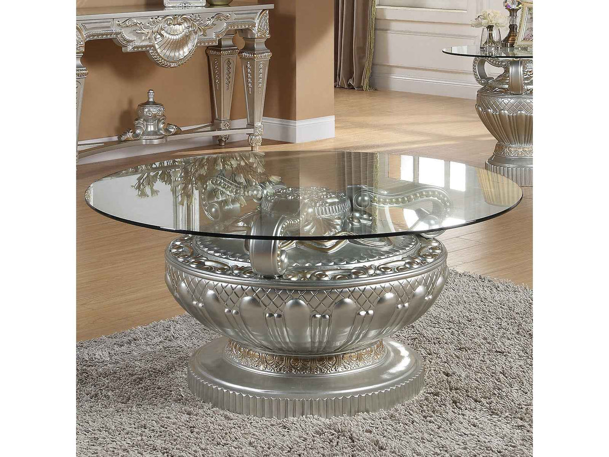 HD-8908S Silver Coffee Table by Homey Design at Eve Furniture