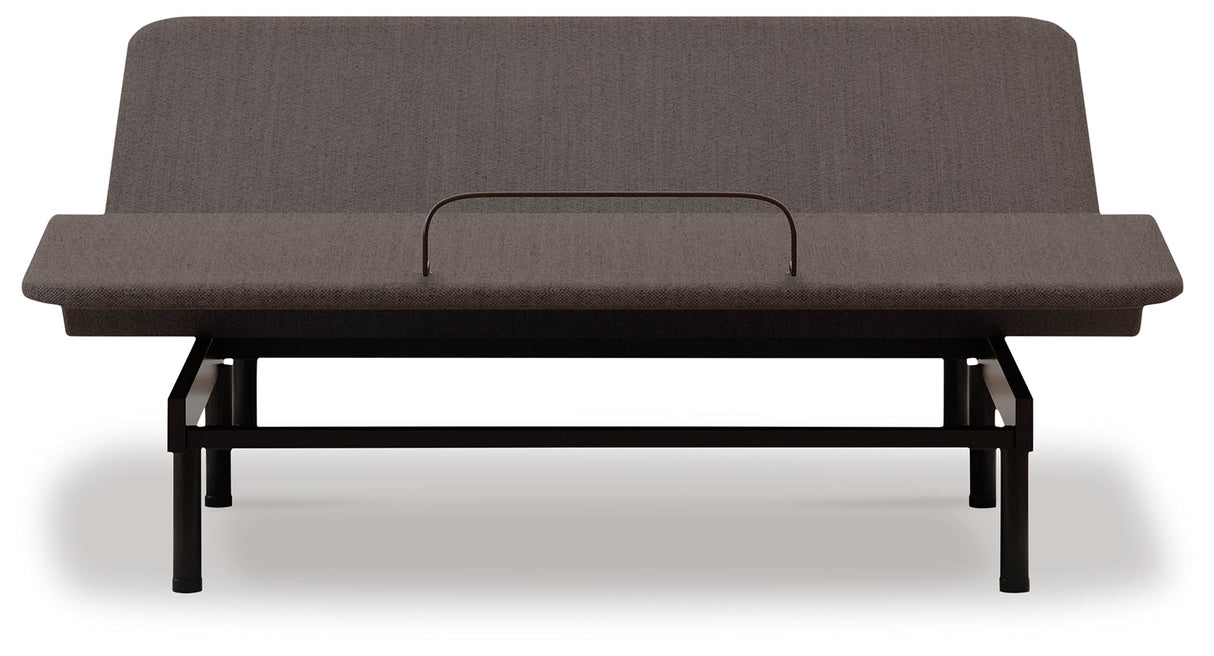 Head/Foot Model - Good Charcoal Gray Queen Adjustable Base by Ashley at Eve Furniture