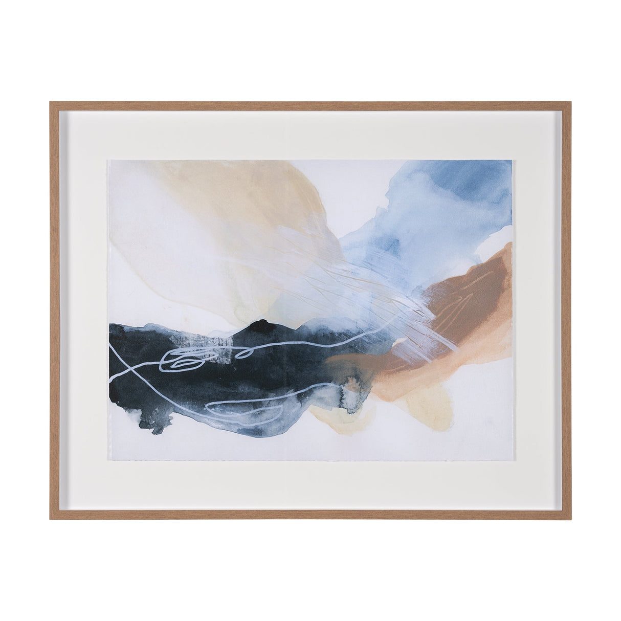 Healing by Ira Havuka a Hand Embellished Textured Framed Art Print Matted under Glass by Mercana at Eve Furniture