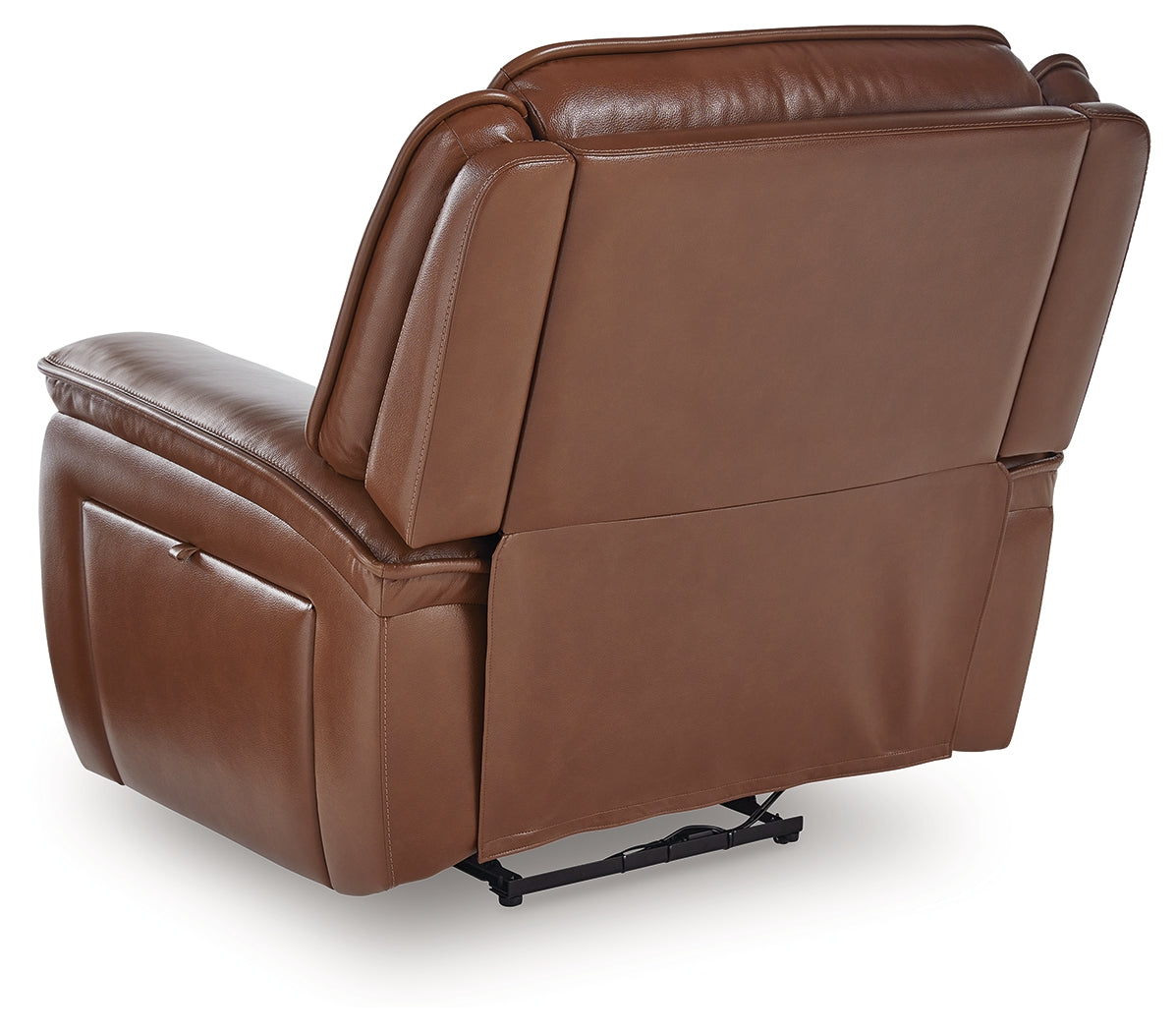 Healy Pier Chocolate Power Recliner by Ashley at Eve Furniture