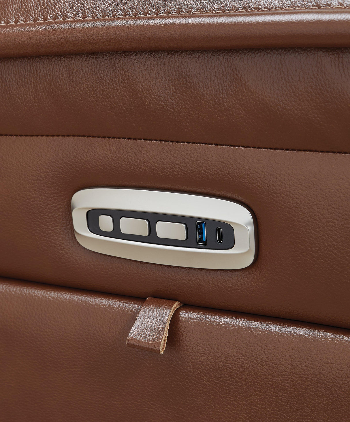 Healy Pier Chocolate Power Reclining Loveseat by Ashley at Eve Furniture