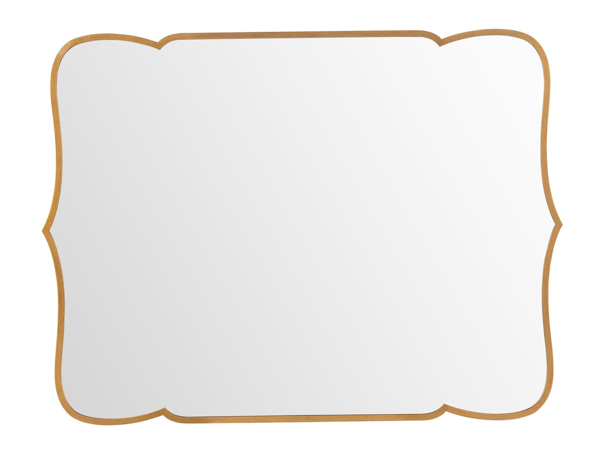 Hearst 2 Gold Wall Mirror by Crestview at Eve Furniture