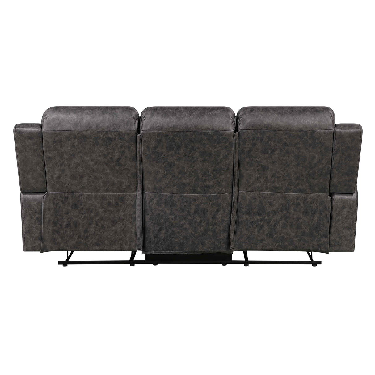 Hearth Charcoal Double Reclining Sofa by Homelegance at Eve Furniture