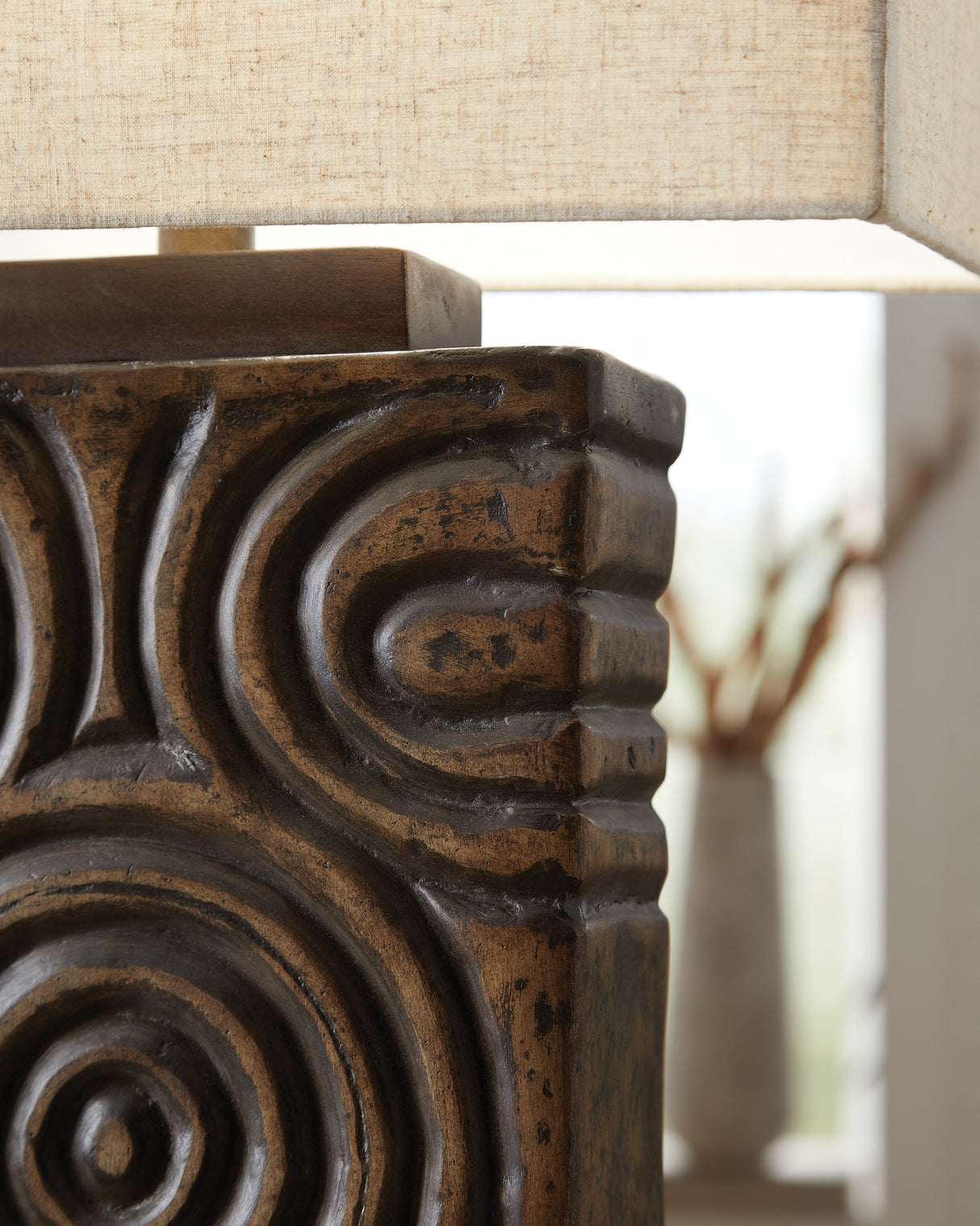 Heathbury Antique Brown Table Lamp by ASHLEY FURNITURE at Eve Furniture