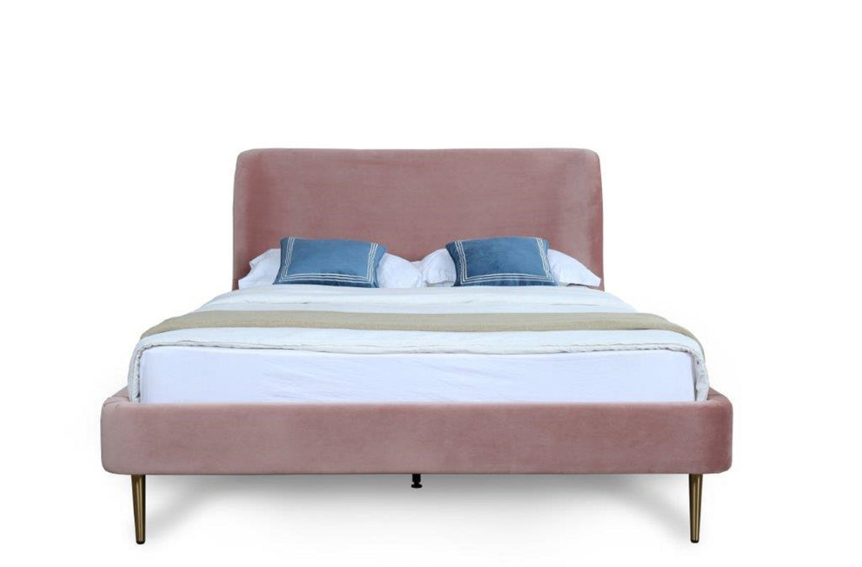 Heather Full-Size Bed in Blush by Manhattan Comfort at Eve Furniture