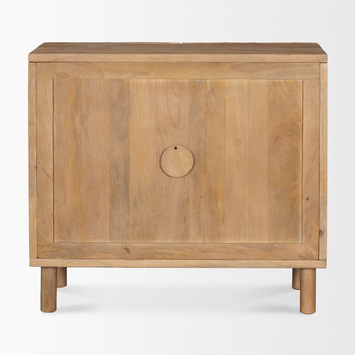 Heera Light Brown Diamond Motif w/ Shelf Accent Cabinet by Mercana at Eve Furniture