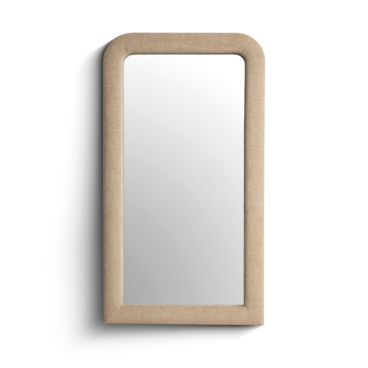Heidi 43"X78" Upholstered Oversized Floor Mirror by TOV Furniture at Eve Furniture