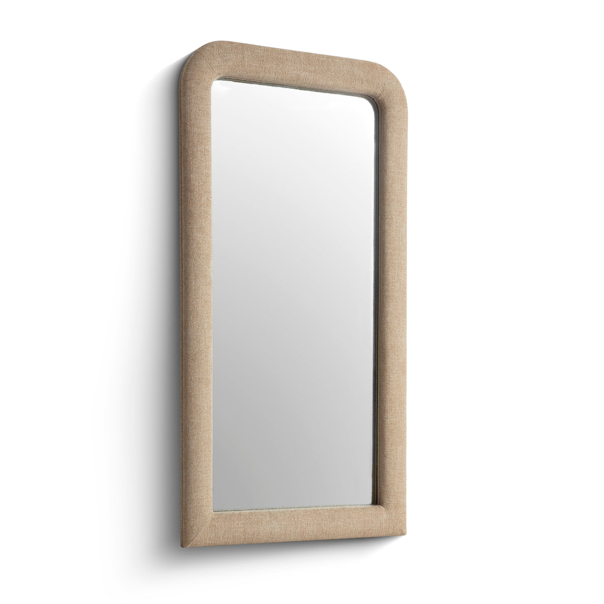 Heidi 43"X78" Upholstered Oversized Floor Mirror by TOV Furniture at Eve Furniture