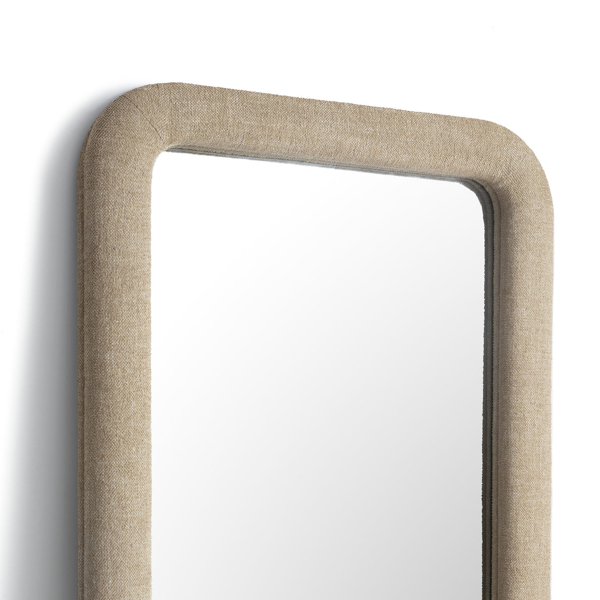 Heidi 43"X78" Upholstered Oversized Floor Mirror by TOV Furniture at Eve Furniture
