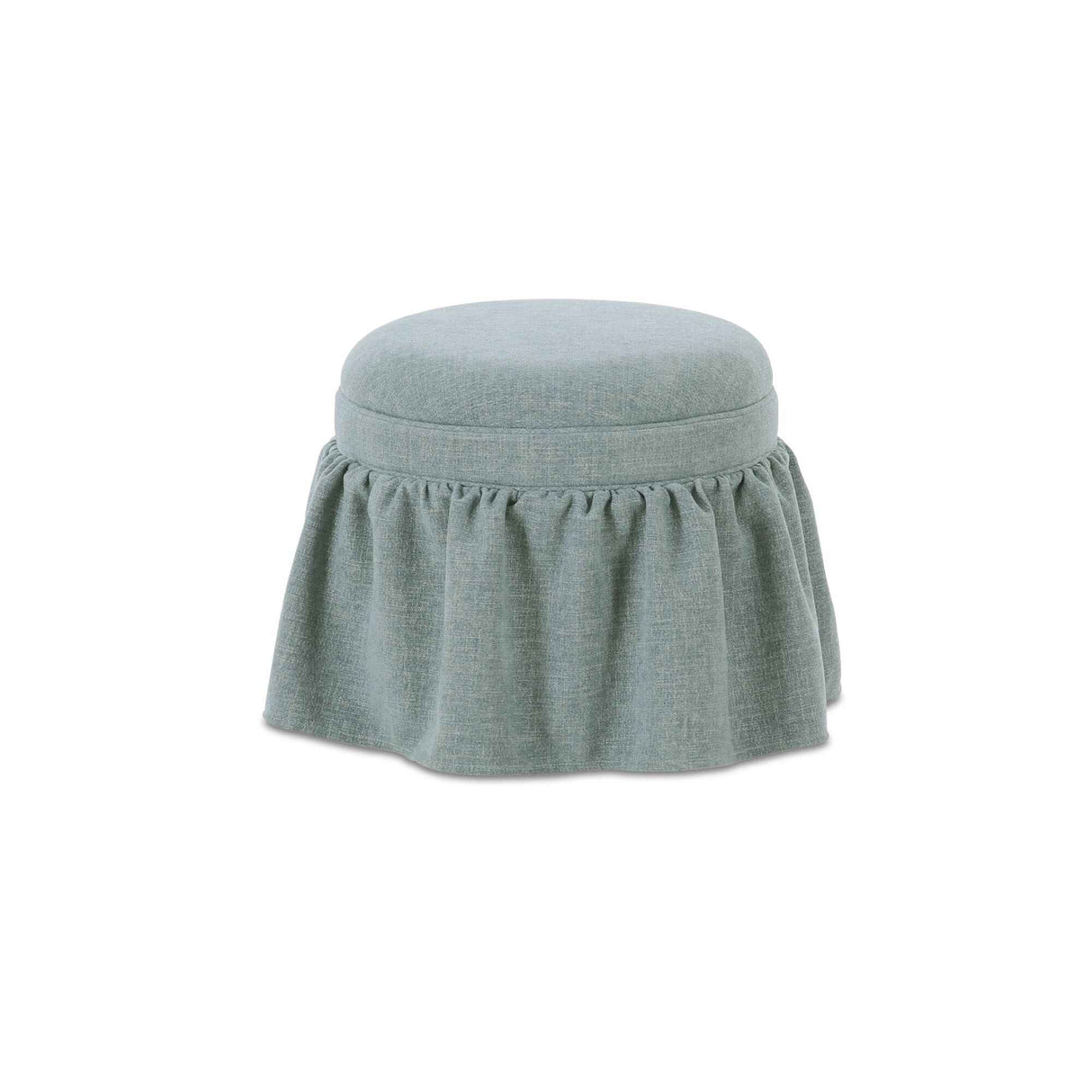 Heidi Light Blue Storage Ottoman by Moe's Home at Eve Furniture