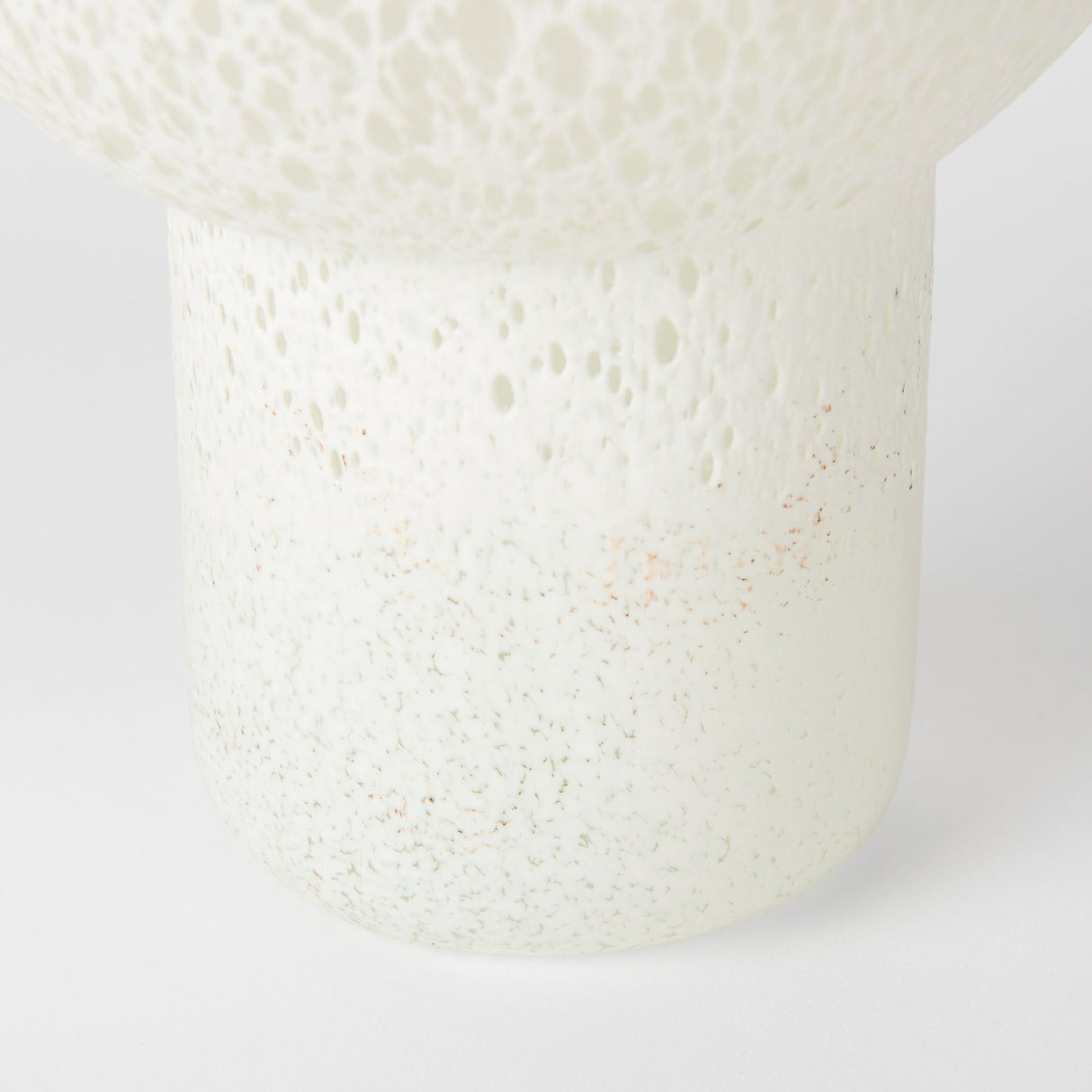 Heket Tall White Glass Vase by Mercana at Eve Furniture