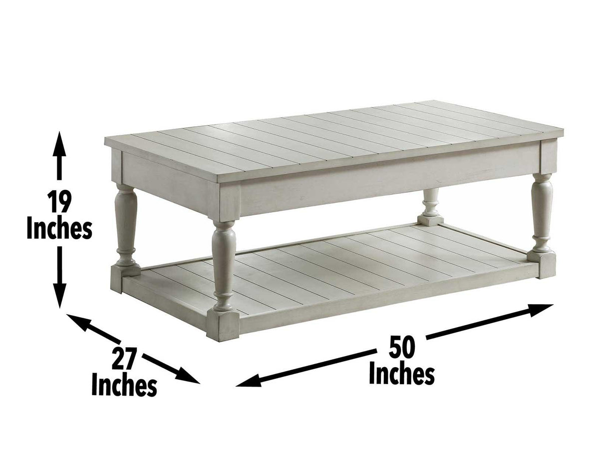 Hemingway 3-Piece Cocktail Table Set (Lift-Top Cocktail & Two End Tables) by Steve Silver at Eve Furniture