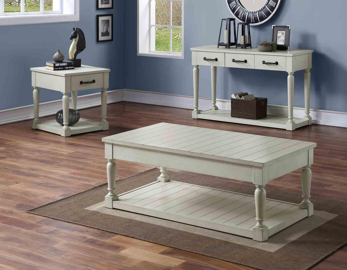 Hemingway 3-Piece Cocktail Table Set (Lift-Top Cocktail & Two End Tables) by Steve Silver at Eve Furniture