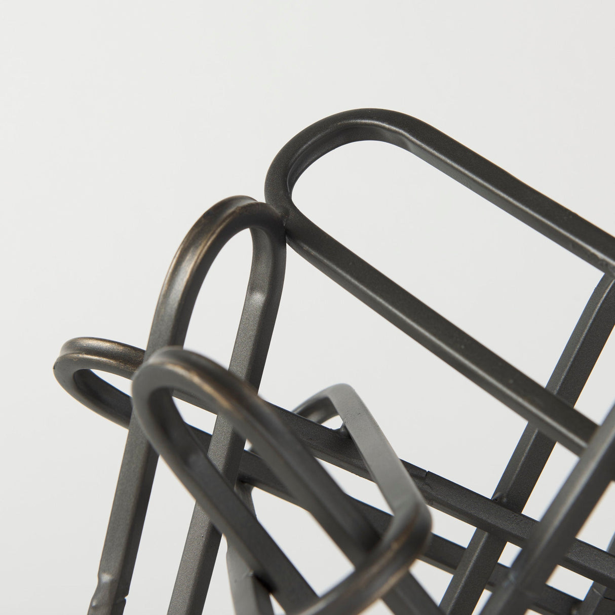 Henderson 10.4L x 8.3W x 7.7H Black Metal Paperclip Decorative Object by Mercana at Eve Furniture