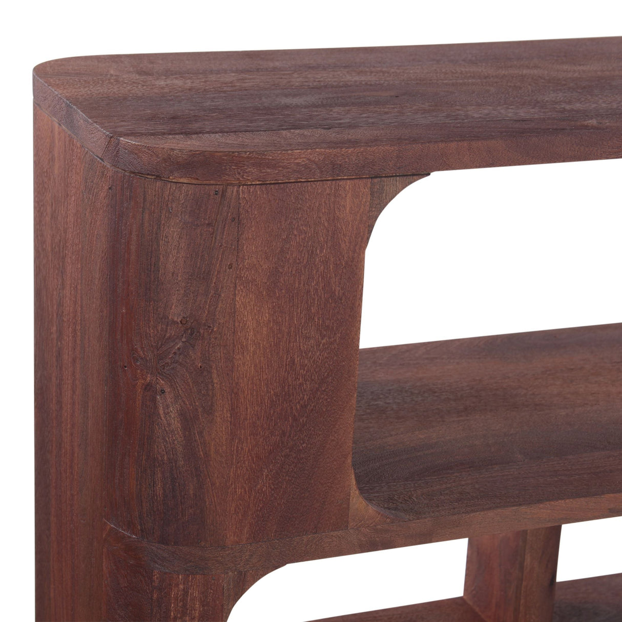 Henderson 67" Wide Bookshelf in Pecan Brown by Home Trends & Design at Eve Furniture