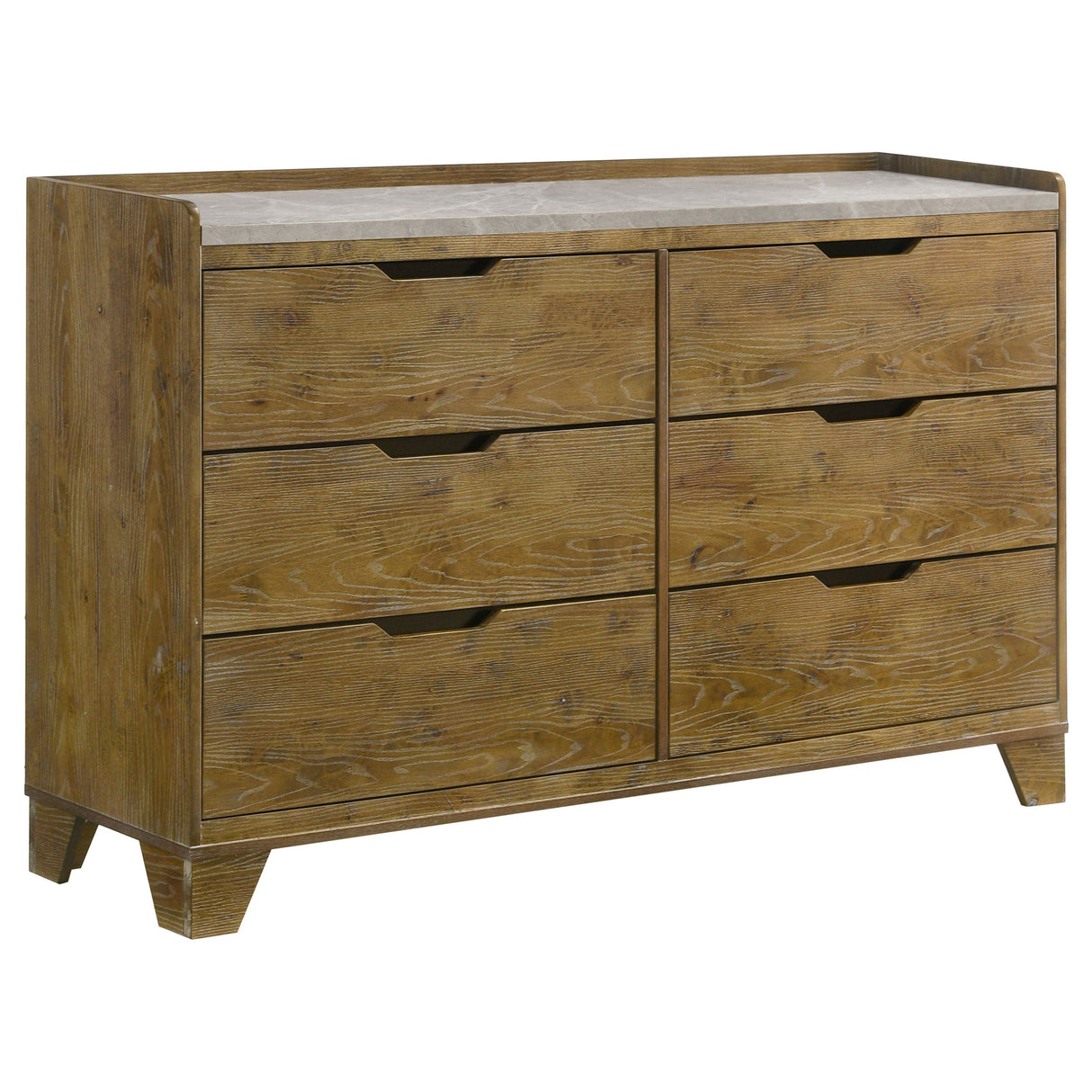 Henderson Medium Oak 5-piece Eastern King Bedroom Set by Coaster at Eve Furniture