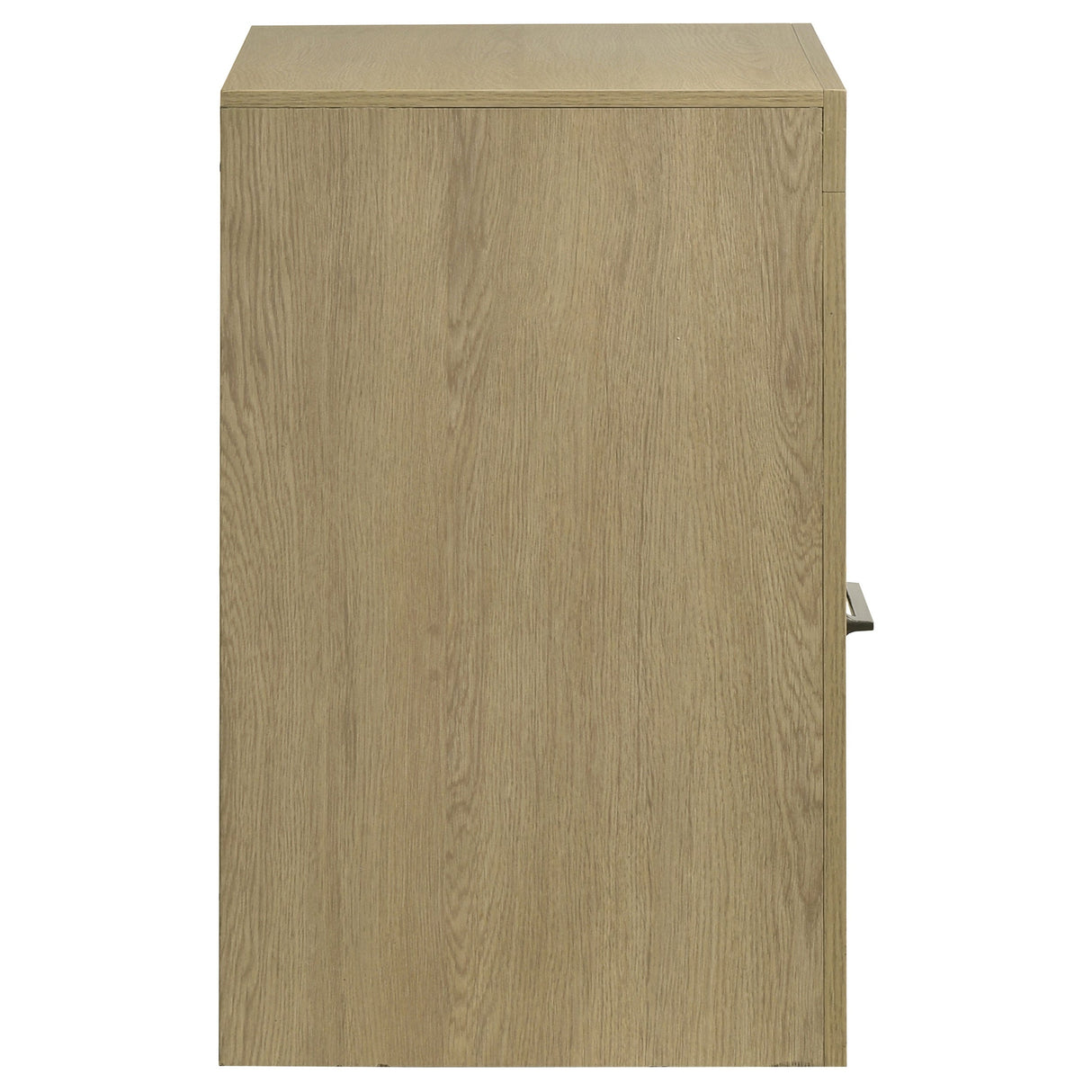 Hendricks Light Oak 1-drawer Nightstand Bedside Table with Cubby by Coaster at Eve Furniture