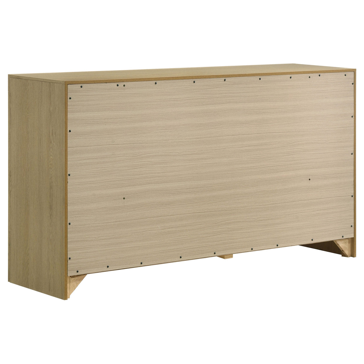 Hendricks Light Oak 6-drawer Bedroom Dresser Storage Cabinet by Coaster at Eve Furniture