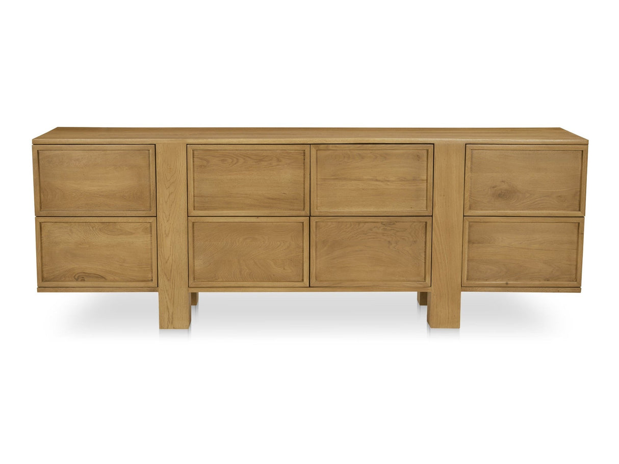 Henley Brown 8 Drawer Dresser by MOES at Eve Furniture