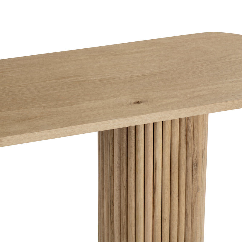 Henley Brown Console Table by Crestview at Eve Furniture