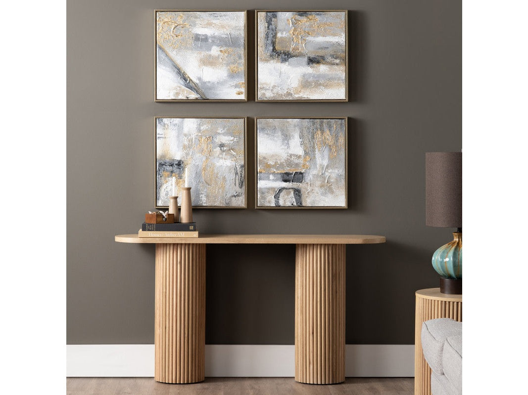 Henley Brown Console Table by Crestview at Eve Furniture