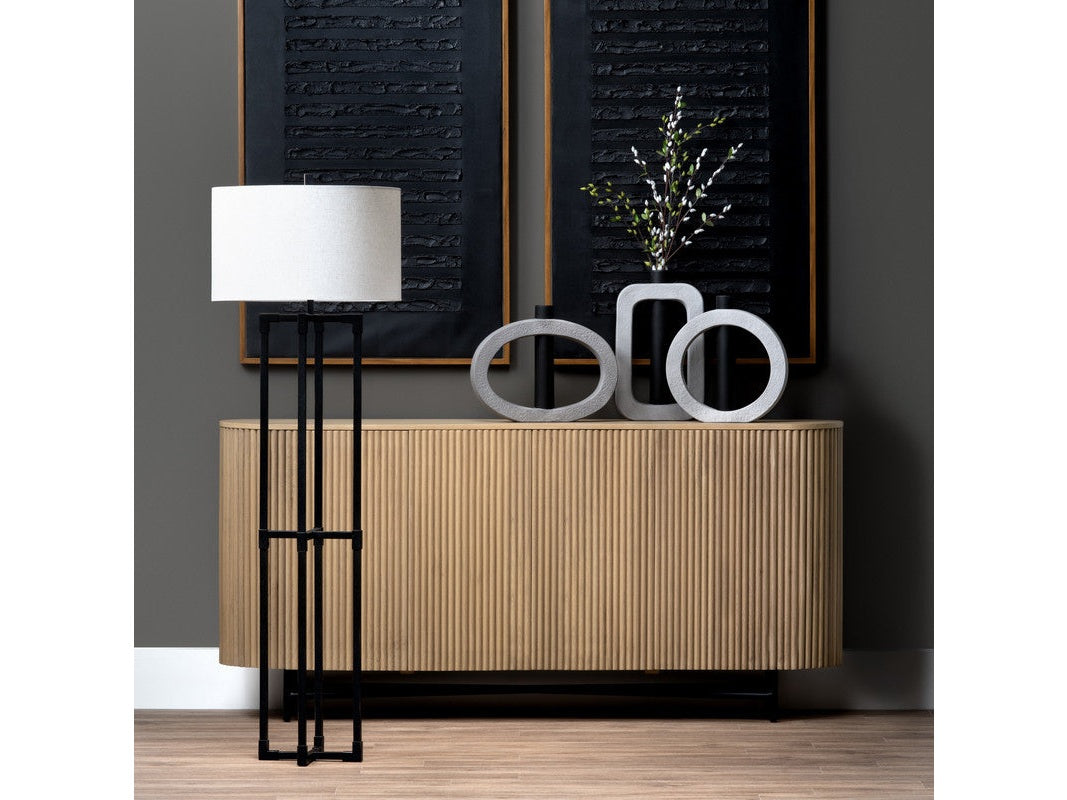 Henley Brown/Black Sideboard by Crestview at Eve Furniture