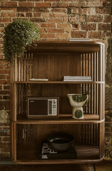 Henrich Bookshelf Light Brown by Moe's Home at Eve Furniture