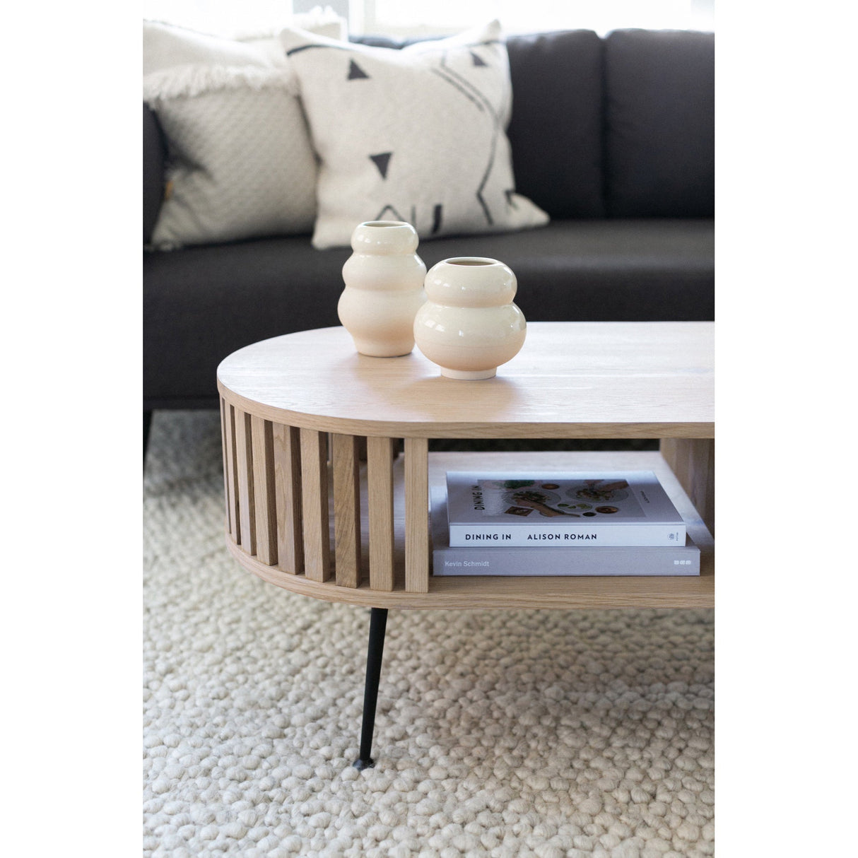 Henrich Natural Coffee Table by Moe's Home at Eve Furniture
