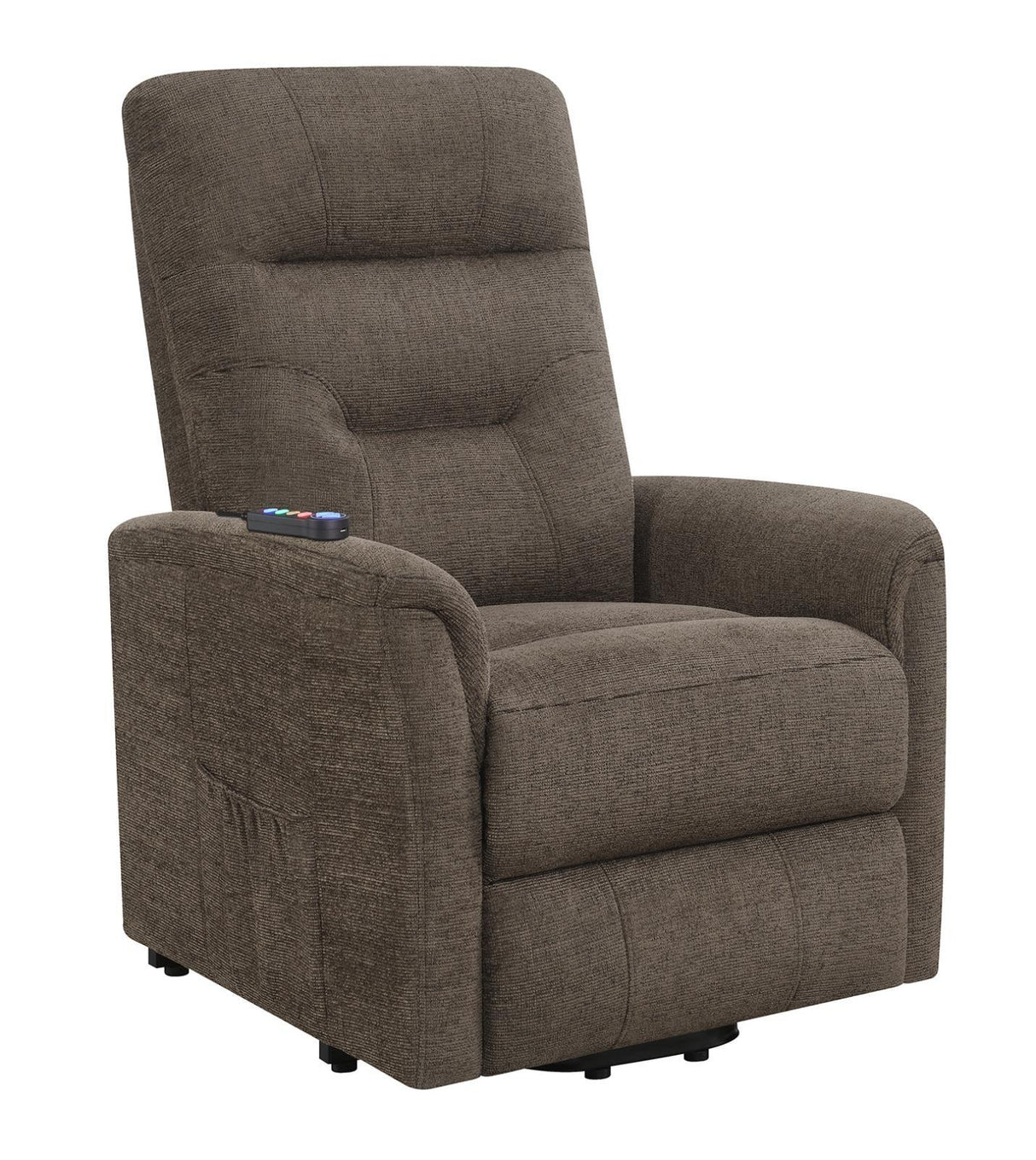 Henrietta Brown Power Lift Recliner with Storage Pocket by Coaster at Eve Furniture