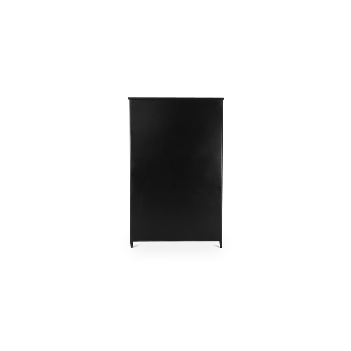Henry Black Metal Tall Cabinet by MOES at Eve Furniture