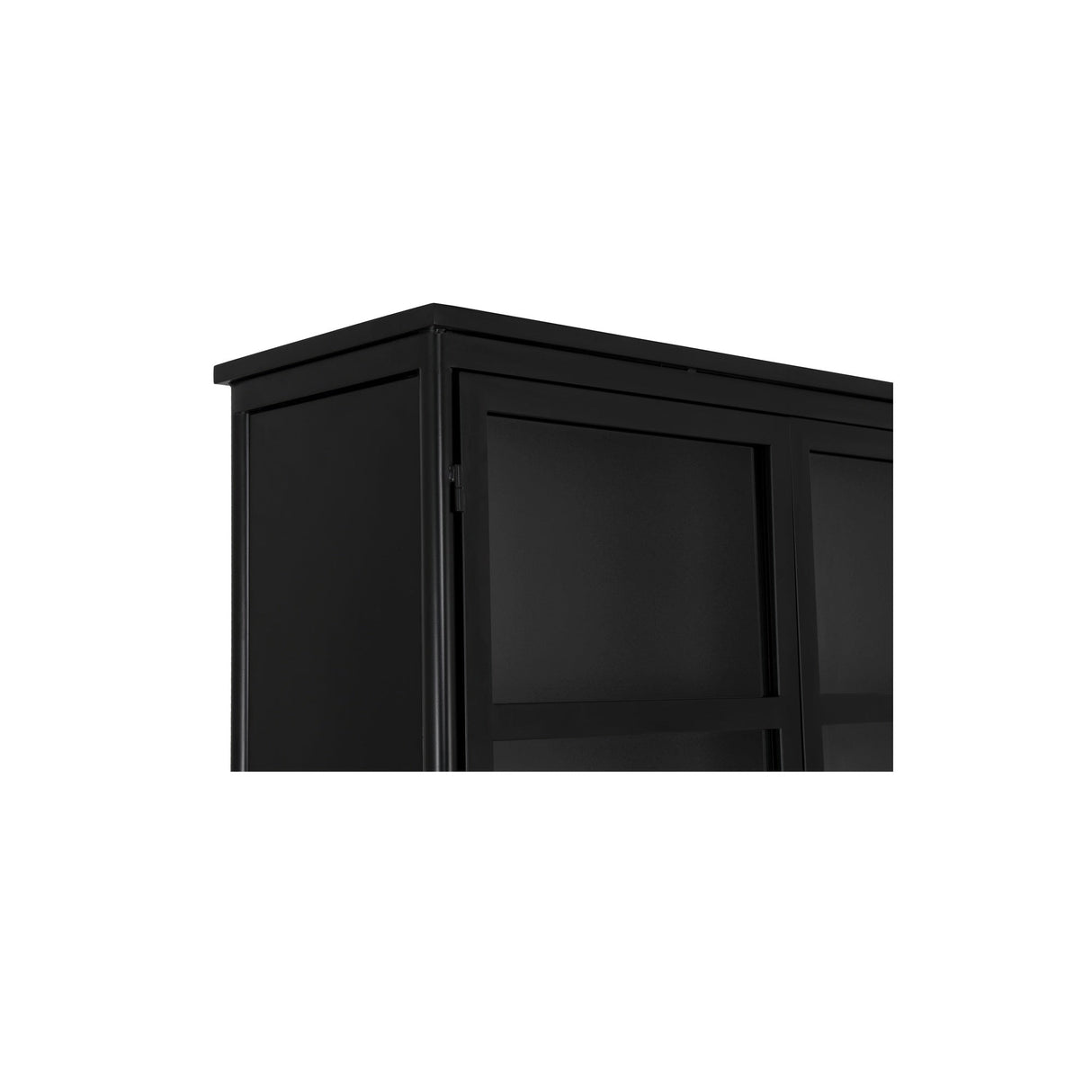 Henry Black Metal Tall Cabinet by MOES at Eve Furniture
