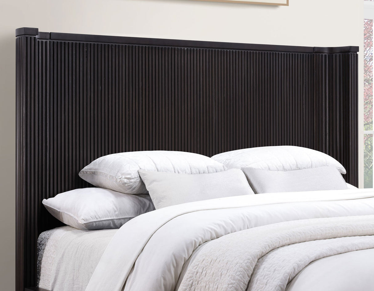 Henry Reeded Espresso Bedroom Set by Steve Silver at Eve Furniture