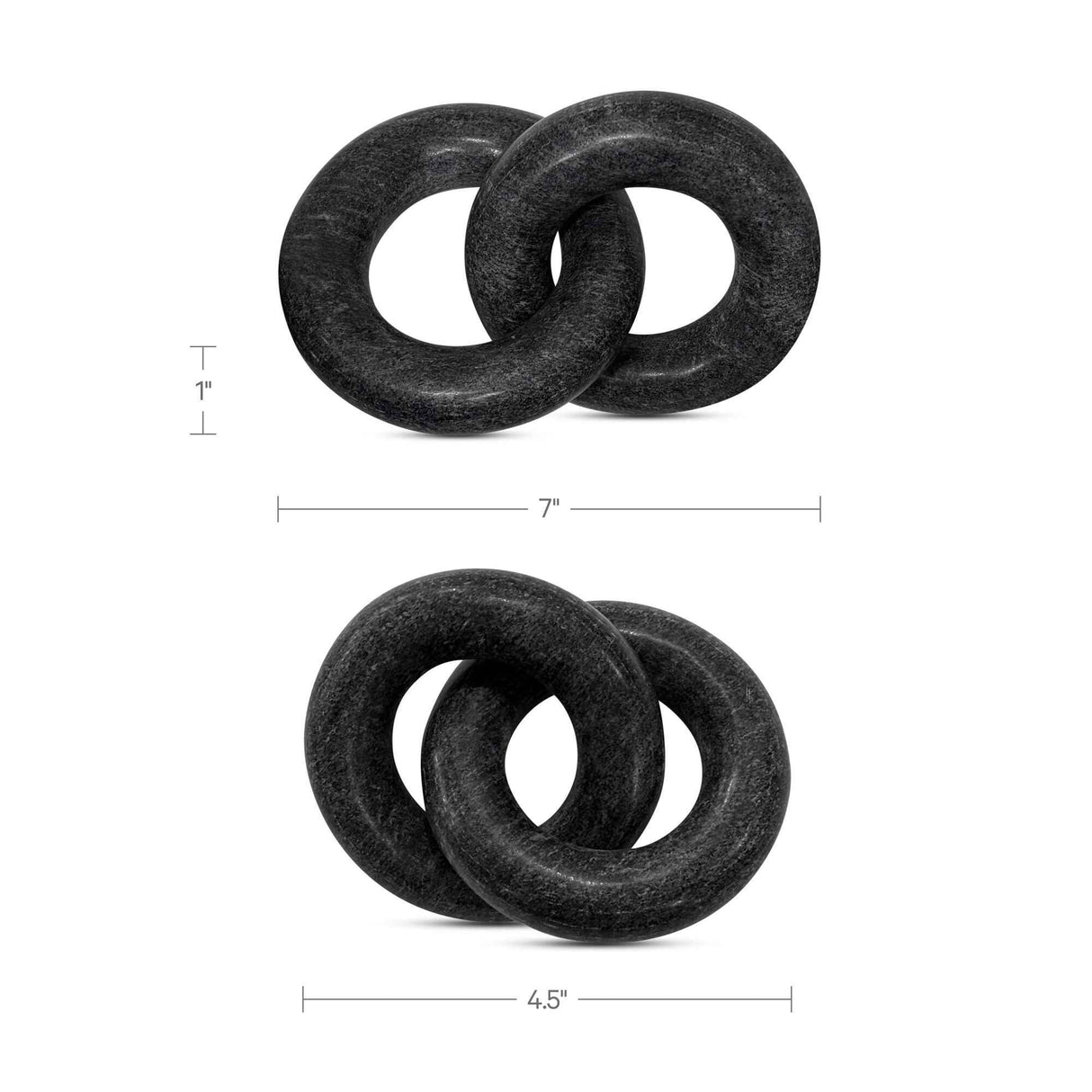 Hera Black Marble Tabletop Decor by Moe's Home at Eve Furniture