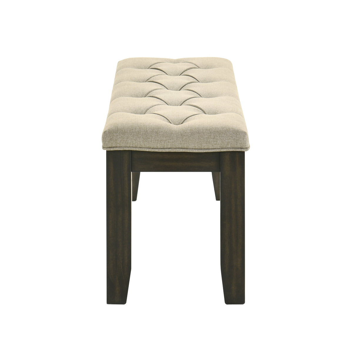 Herbert Espresso and Beige Dining Bench by Crown Mark at Eve Furniture