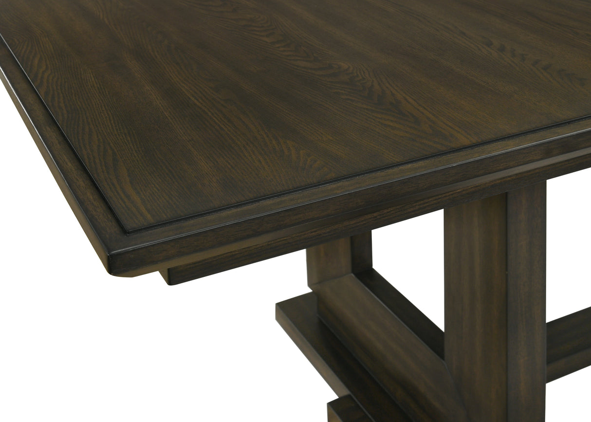 Herbert Espresso and Beige Extendable Dining Set by Crown Mark at Eve Furniture