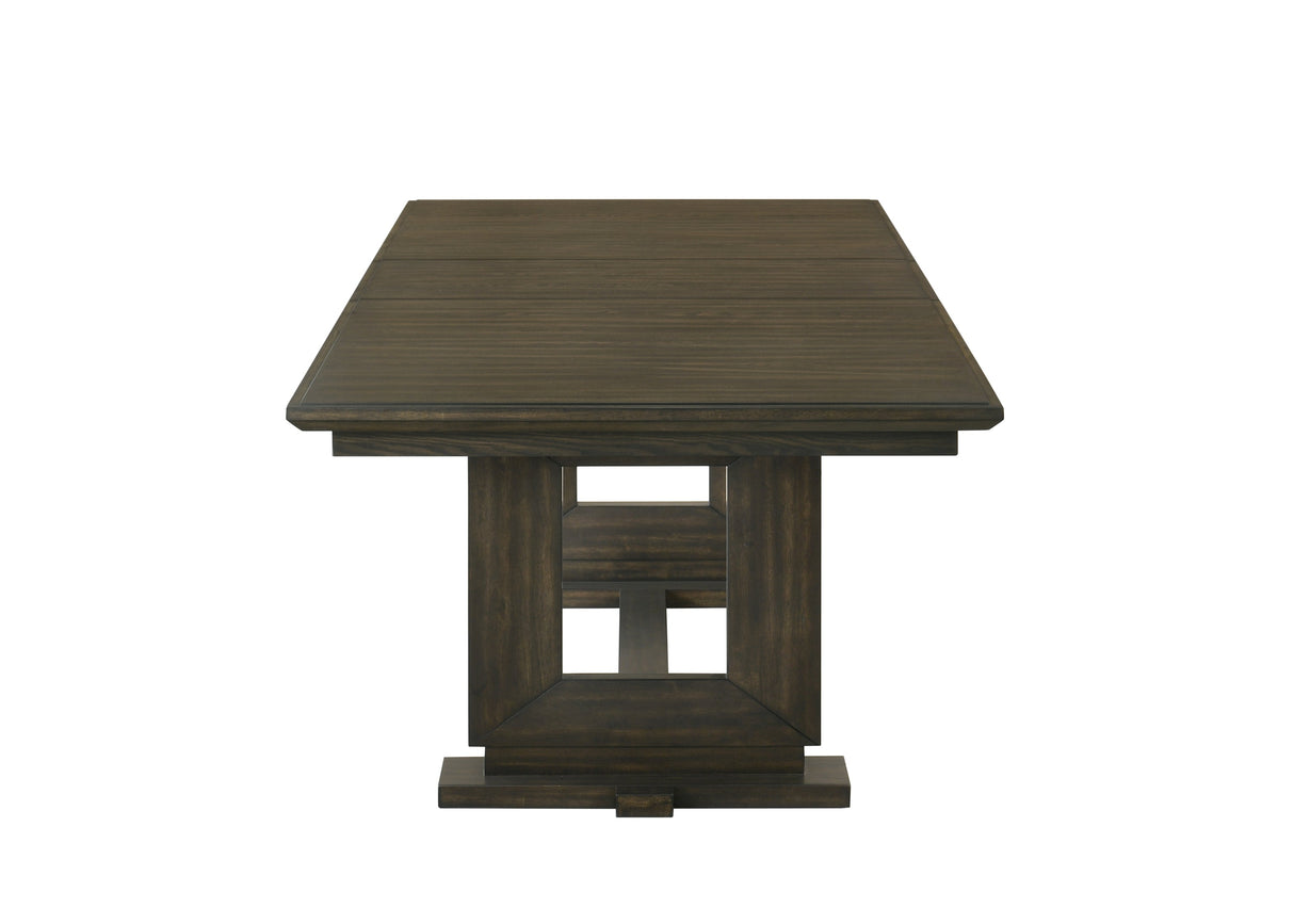 Herbert Espresso and Beige Extendable Dining Set by Crown Mark at Eve Furniture