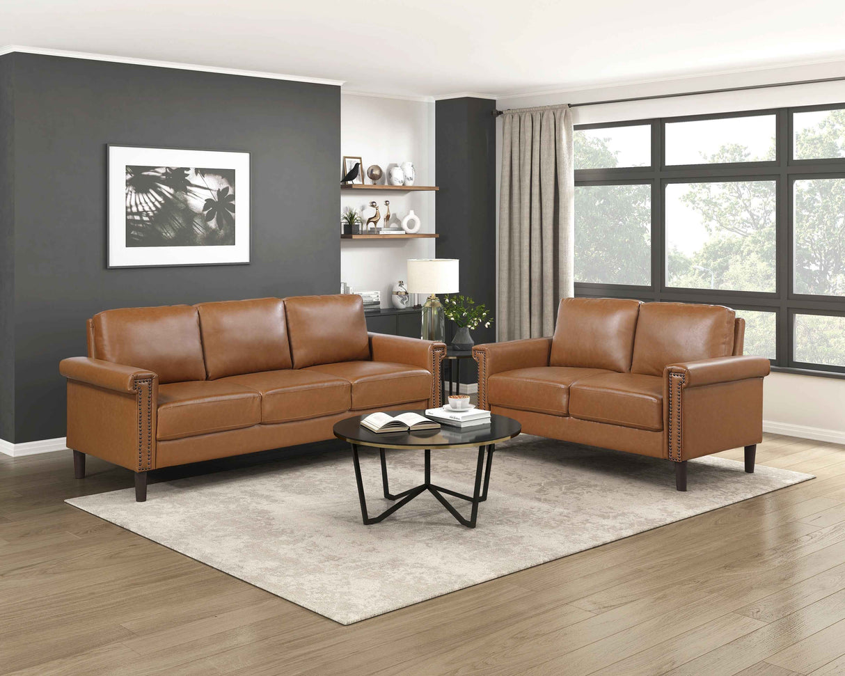 Heritage Brown Living Room Set by Homelegance at Eve Furniture